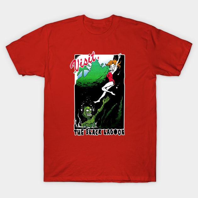 Visit the Black Lagoon T-Shirt by BottleRocket